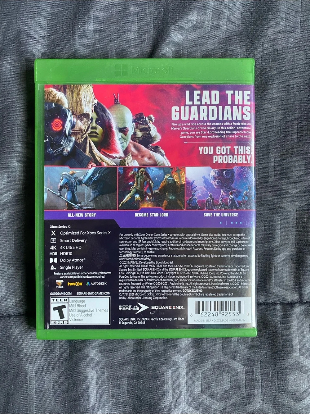 Marvel Guardians of the Galaxy - Xbox